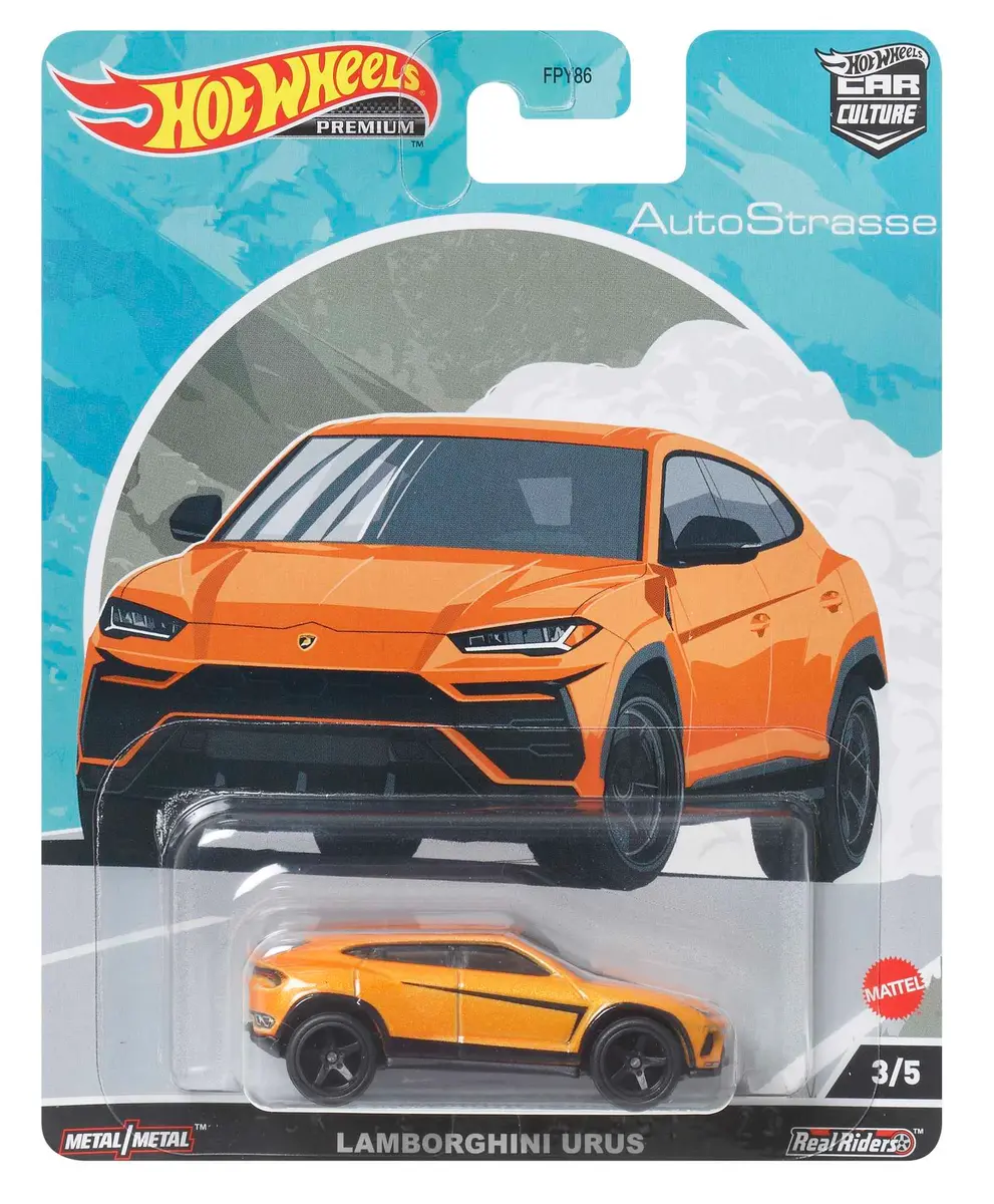 Hot Wheels Lamborghini Urus - Auto Strasse 1/64 | Premium Realistic Toy Vehicle - view 5