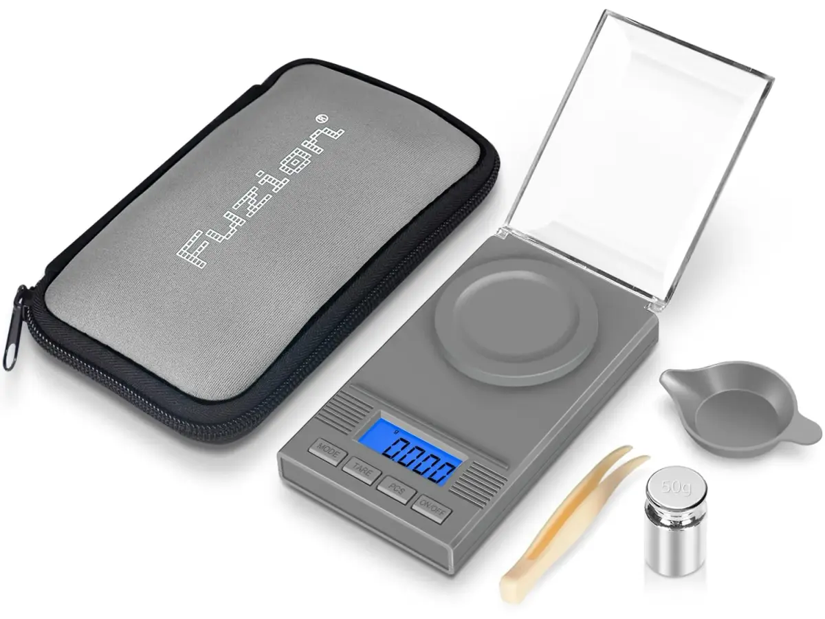 Fuzion Digital Milligram Scale 50g/0.001g, 6-in-1 Kit with Carry Bag | High Precision Weighing Machine - main product image