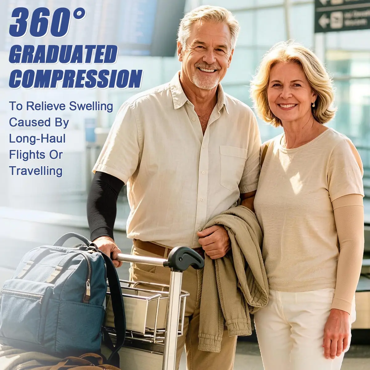 beister Compression Arm Sleeve 20-30 mmHg | Graduated Support for Women & Men - view 7