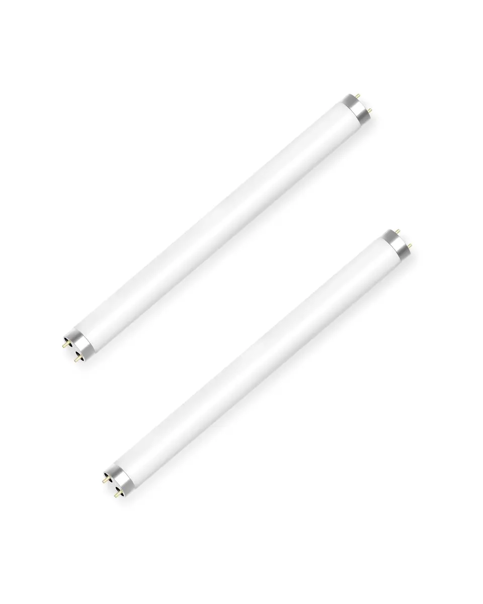 Dichroma 10W Replacement Light Bulb for Bug Zapper | 2 Pack, T8 Fluorescent, 365nm, White - main product image