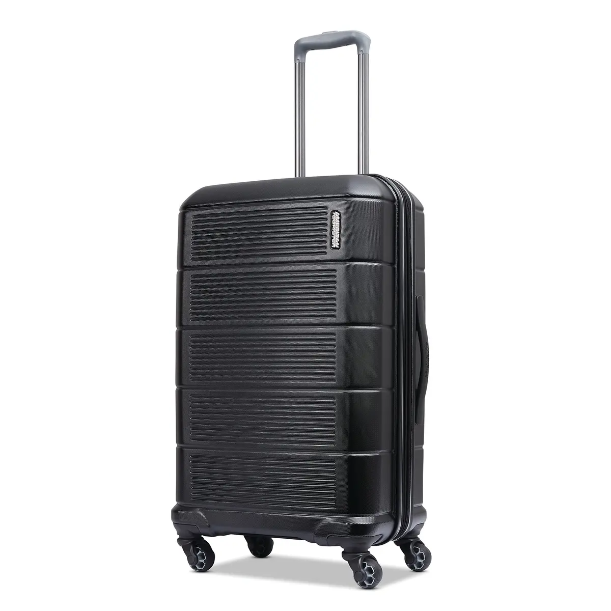 American Tourister Stratum 2.0 Expandable Hardside Luggage 24" Jet Black | Durable ABS Shell, 4 Wheels, 1" Expand - view 4