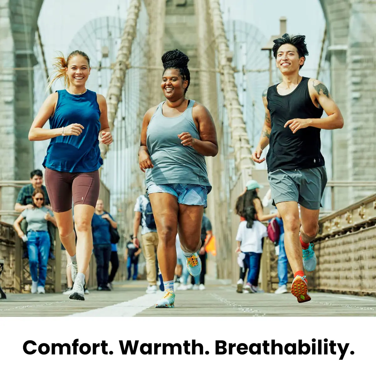 Smartwool Men's Run Cold Weather Targeted Cushion Crew Alpine Blue M | Advanced Durability & Breathability - view 2