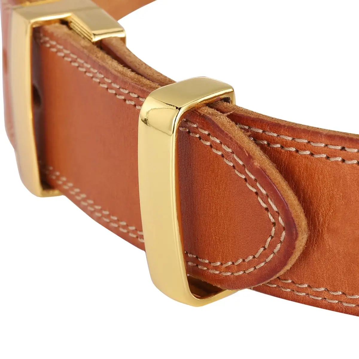 DJCAIZYY Gold Belt Loop Keeper for Men's Belts 1.5 inches (38mm-40mm) | Secure Belt End Accessory - view 5