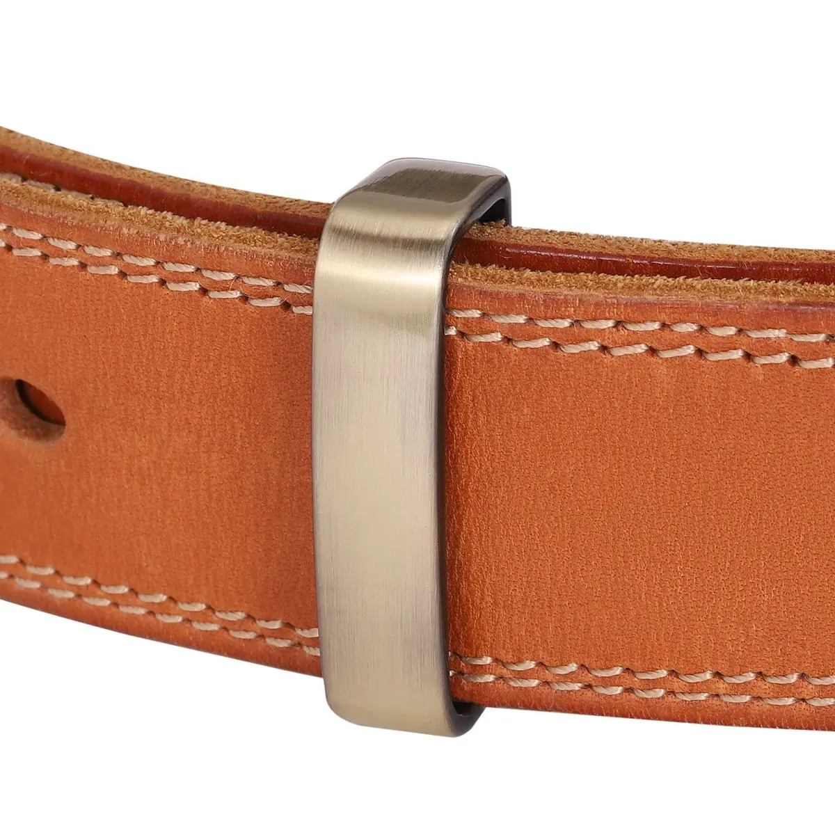 DJCAIZYY Belt Loop Keeper 1.5 inch (38mm-40mm) Bronze Brushed Alloy Steel | Replacement for Broken Belt Loops - view 3