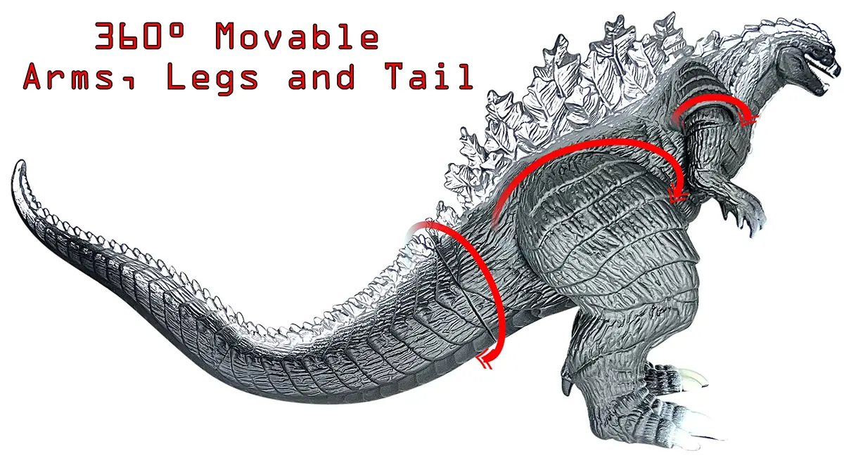 TwCare Godzilla Singular Point Ultima Action Figure, 6.1 inch Vinyl, Movie Series, Movable Joints, Travel Bag | Safe, Detailed, Collectible - view 5