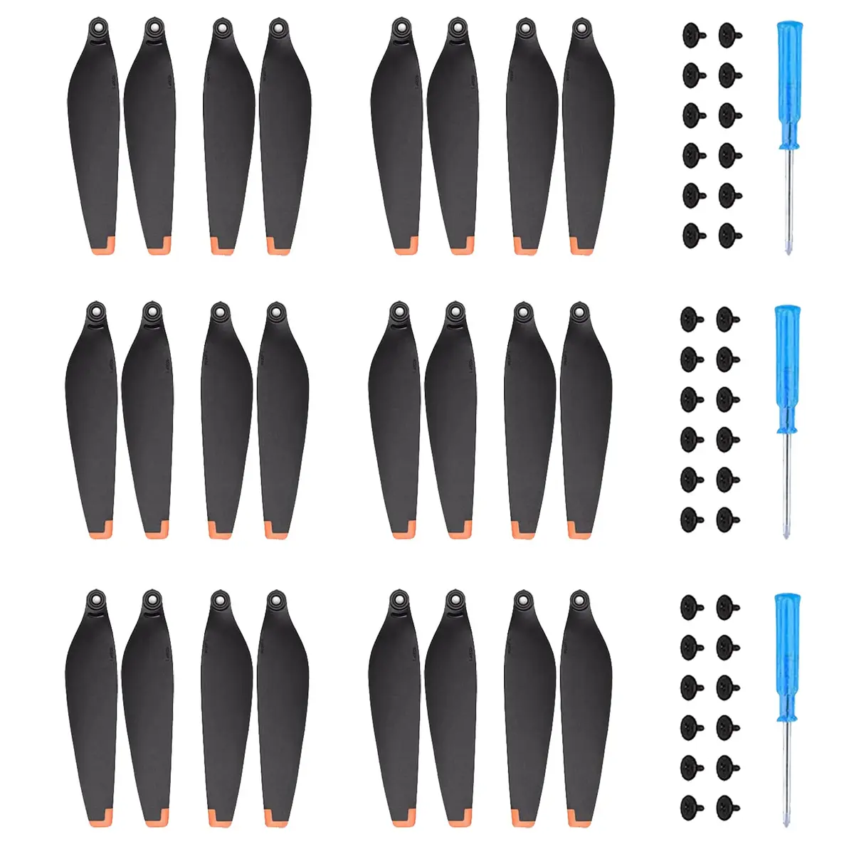 YETEETH 24Pcs Propeller for DJI Mini 4 Pro & Mini 3 Pro | Low Noise, Durable, Easy Install (70-120 chars) - main product image