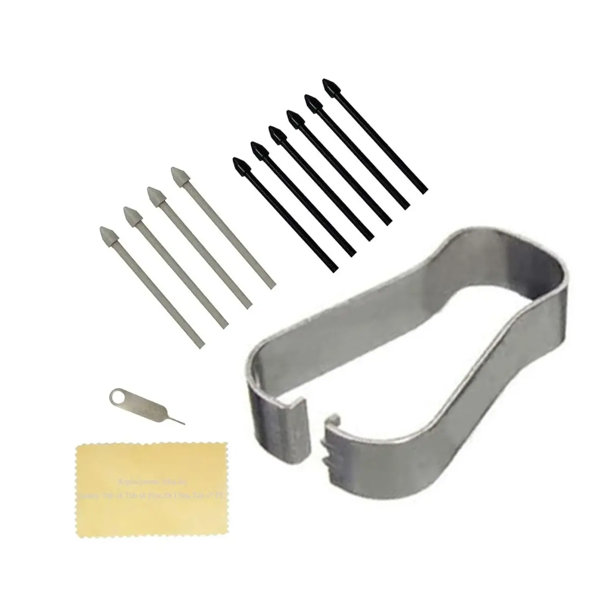 GNLKYZWV Black/Gray Stylus Pen Tips 10pcs (0.02 kg) | Compatible with Samsung Galaxy Tab S8 Series - main product image