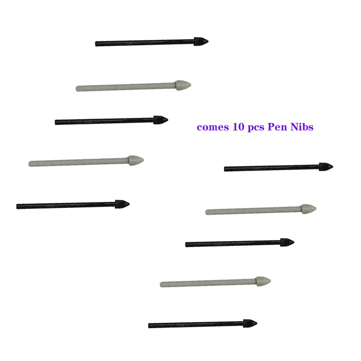 GNLKYZWV Black/Gray Stylus Pen Tips 10pcs (0.02 kg) | Compatible with Samsung Galaxy Tab S8 Series - view 4