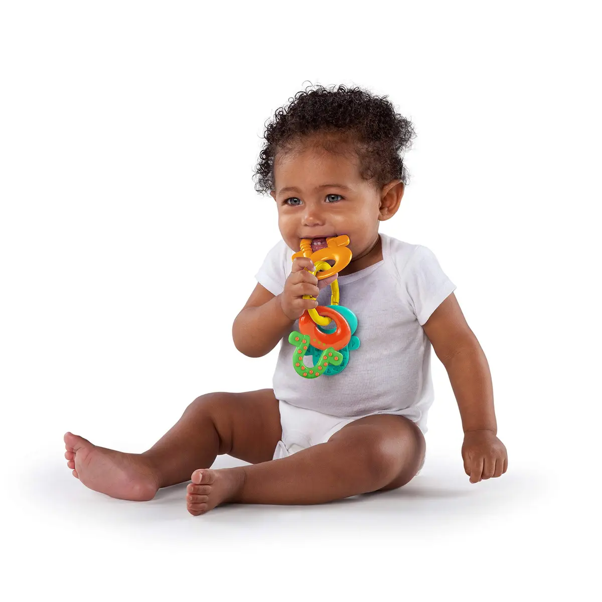 Bright Starts Soothers & Shakers 7pc Gift Set, 320 g (0.7 lb) | BPA-Free Baby Rattles, Teethers & Stroller Toys - view 5