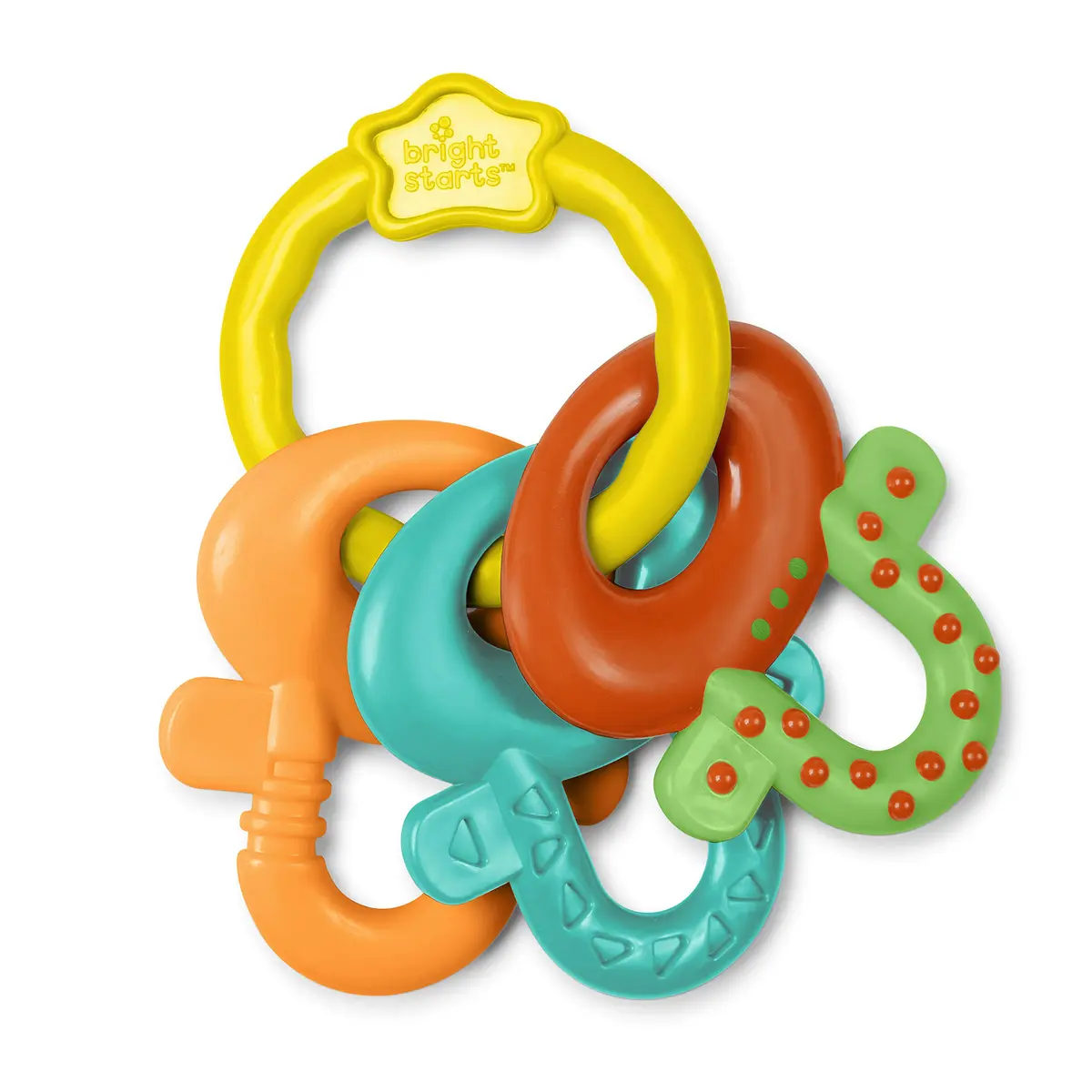 Bright Starts Soothers & Shakers 7pc Gift Set, 320 g (0.7 lb) | BPA-Free Baby Rattles, Teethers & Stroller Toys - view 9