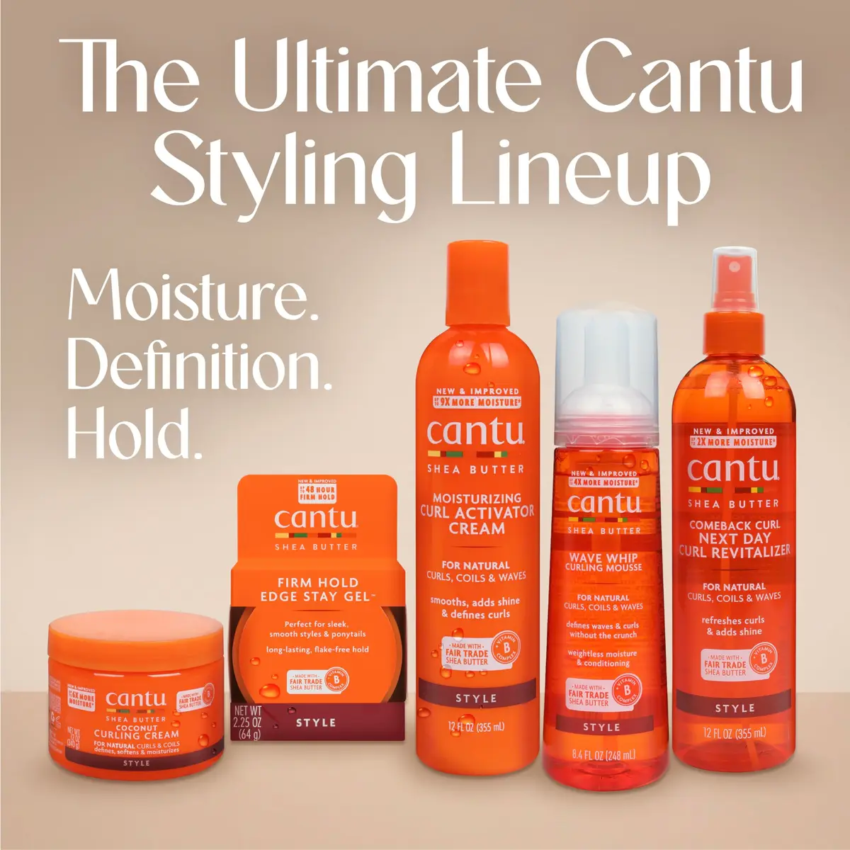 Cantu Coconut Curling Cream for Natural Hair with Pure Shea Butter 355ml (12 fl oz) (Pack of 2) | Defines & Strengthens Curls - view 8