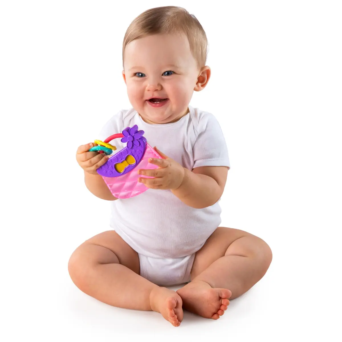 Bright Starts Everything Nice Teething Toys 9-Piece Set | BPA-Free Rattles & Chillable Teethers - view 4