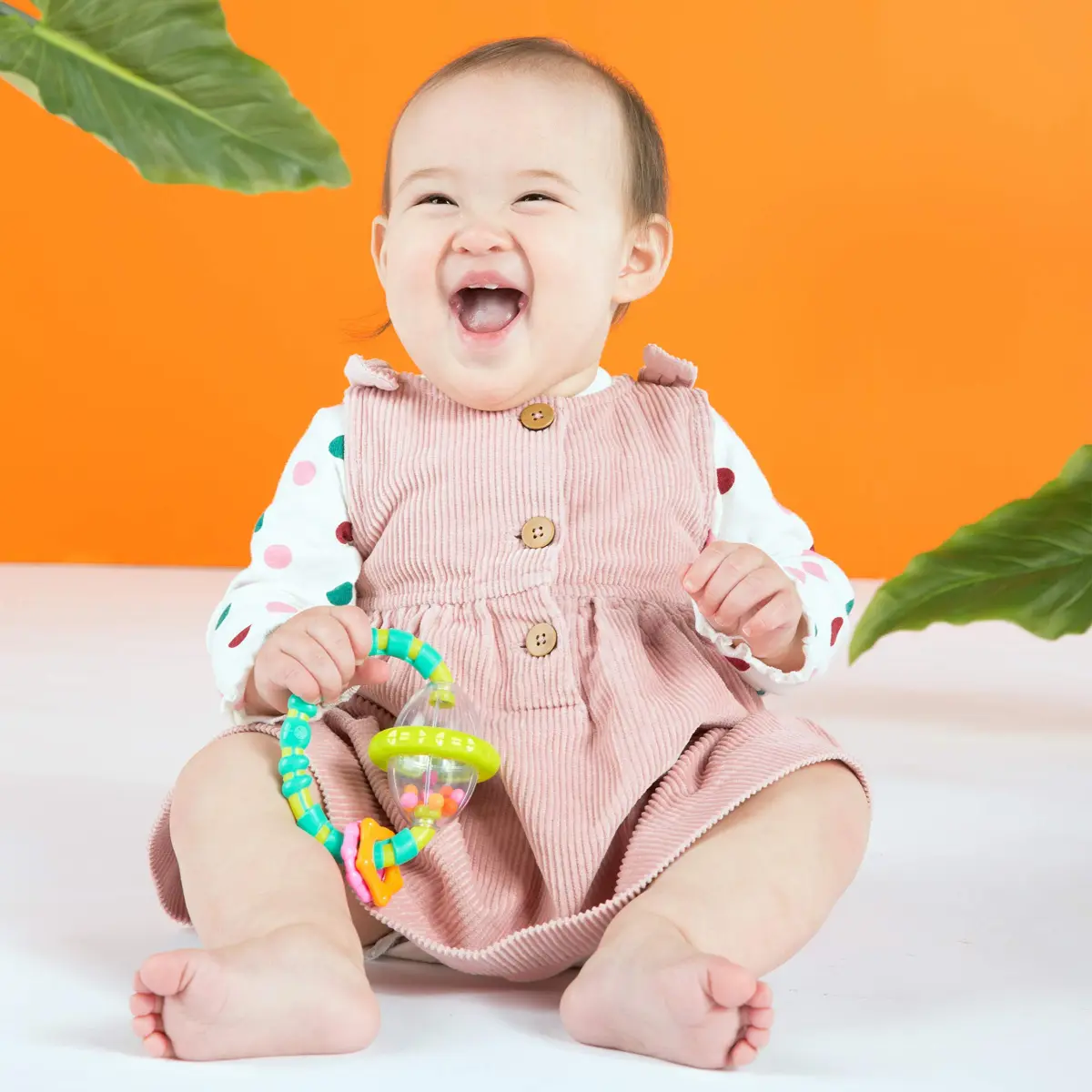 Bright Starts Little Shakers 6pc Gift Set with Oball Technology | Baby Rattles, Balls & Teethers for Newborn+ - view 4