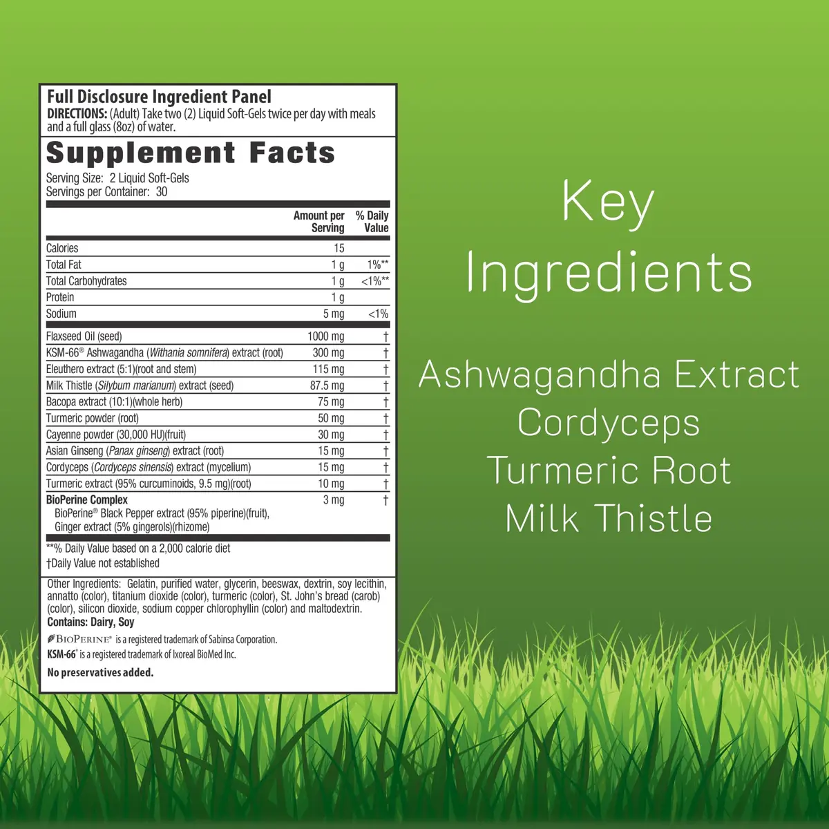 Irwin Naturals Extra Strength Ashwagandha Mind & Body Support (2 Pack) | Adaptogenic Stress & Wellness Formula - view 2
