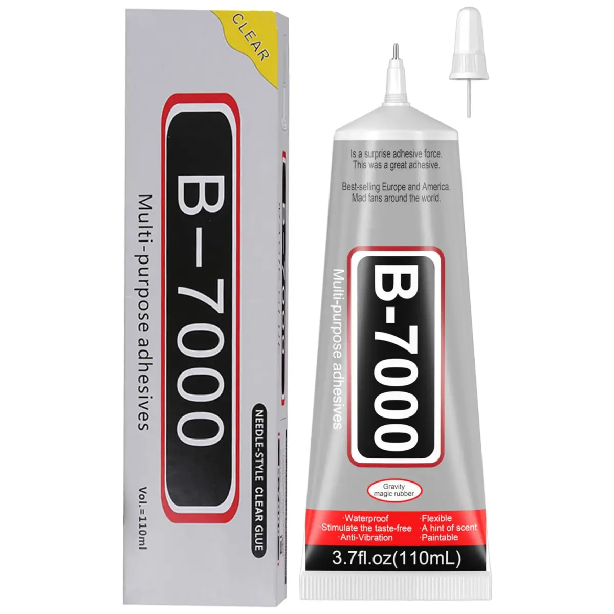 FITTDYHE B7000 Clear Glue 110ml (3.7oz) | Professional Adhesive for Jewelry, Crafts, and Electronics - main product image