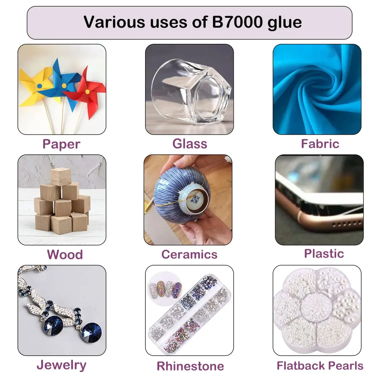 FITTDYHE B7000 Clear Glue 110ml (3.7oz) | Professional Adhesive for Jewelry, Crafts, and Electronics - view 5