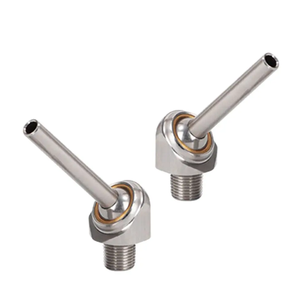 PGFUN Coolant Nozzle 50mm | Heavy Duty Stainless Steel, 360° Adjustable, High-Pressure Water & Oil Cooling - main product image