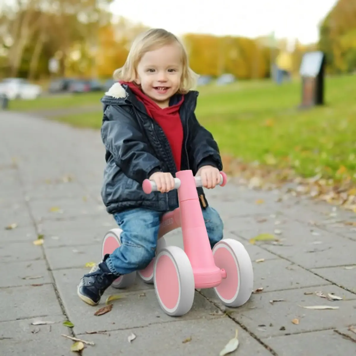 SEREED Baby Balance Bike for 1 Year Old Boy Girl, First Birthday Gift Toy | Aluminum Alloy Frame, 10-inch EVA Wheels - view 9