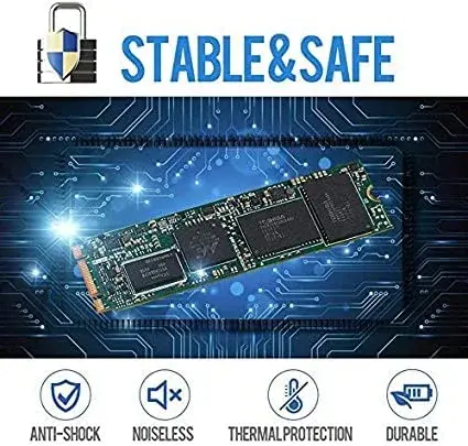 THREE COLOUR DOGFISH M.2 SSD 64GB (5-Pack) | SATA III 6 Gb/s Internal Solid State Drive for Desktop PC Laptop - view 3