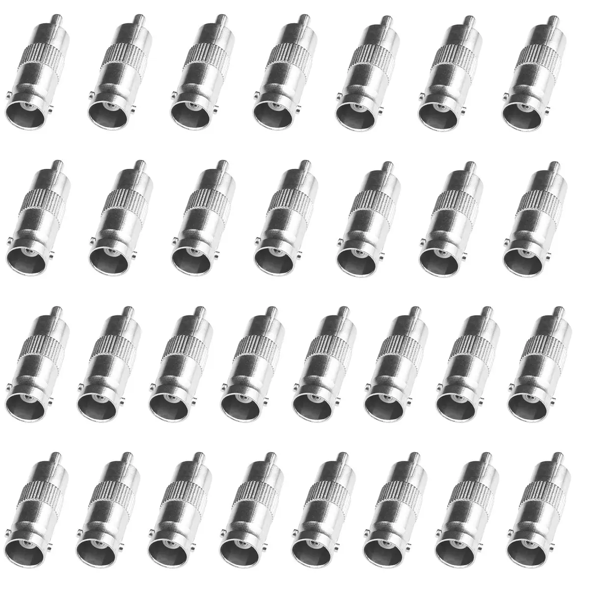 Fanbalunke BNC Female to RCA Male Plug Adapter 66 Pcs | Connect CCTV Cameras to TVs - view 3