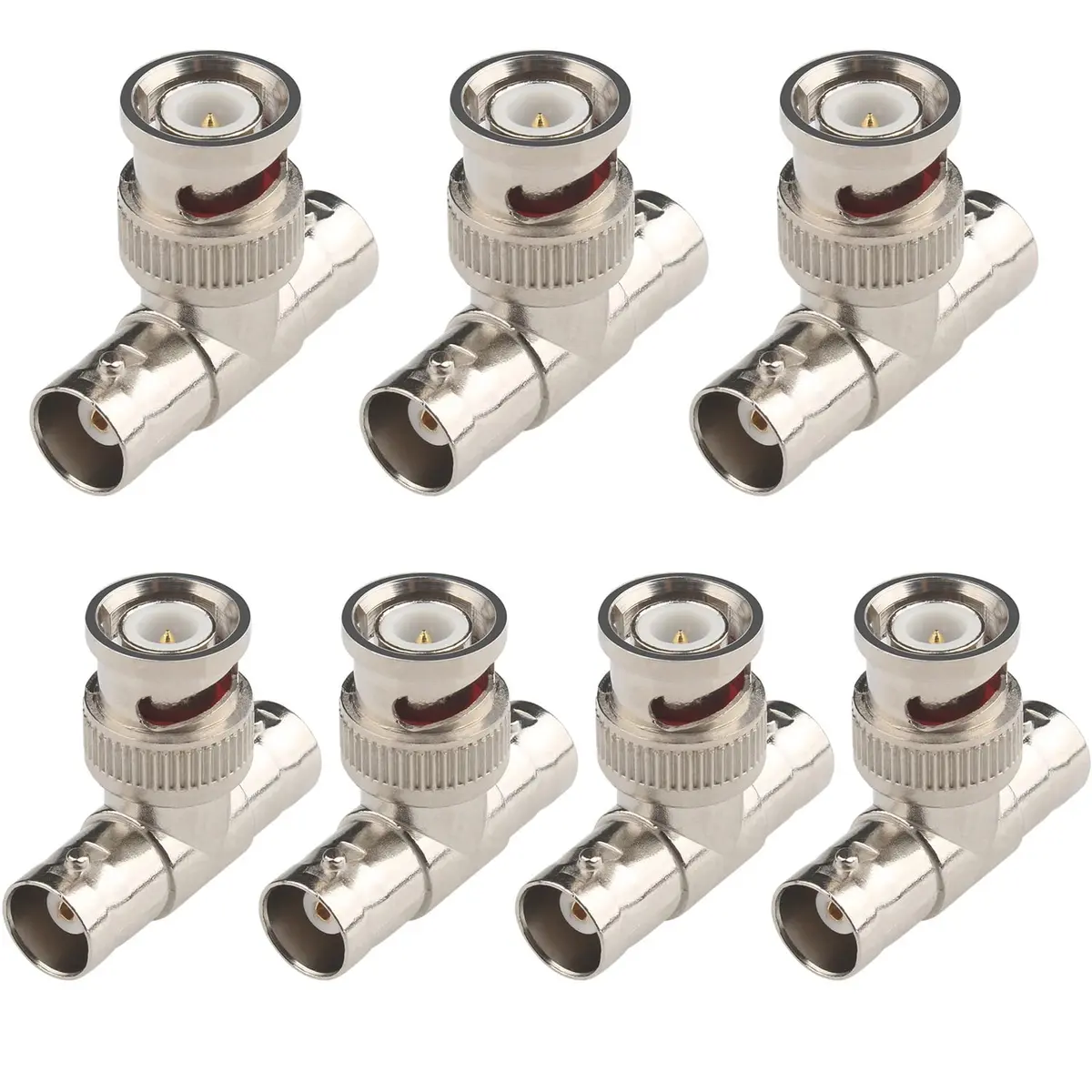 Fanbalunke BNC Splitter Adapter 13 Pcs BNC Male to 2 Female T Connector | Connect Multiple Devices - view 5