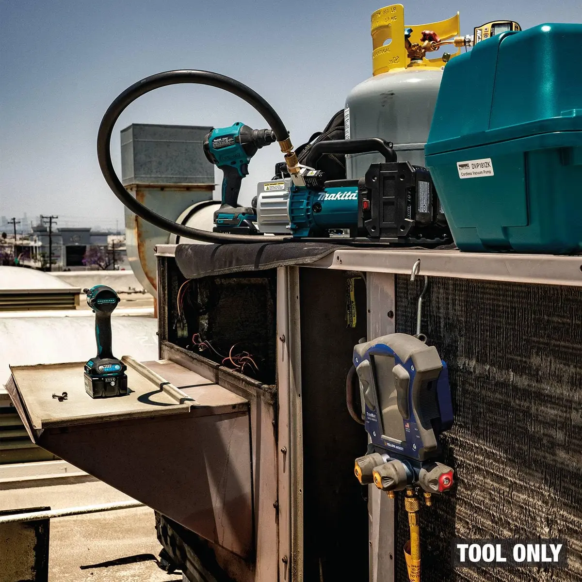 Makita DVP181ZK 18V LXT® Cordless 4 CFM Dual-Stage Vacuum Pump, Tool Only | High Power HVAC Solution - view 7