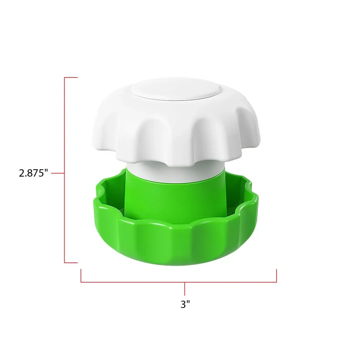 EZY DOSE Large Pill Crusher & Tablet Grinder with Storage Compartment, Green | FDA Approved & Arthritis Foundation-Endorsed - view 3