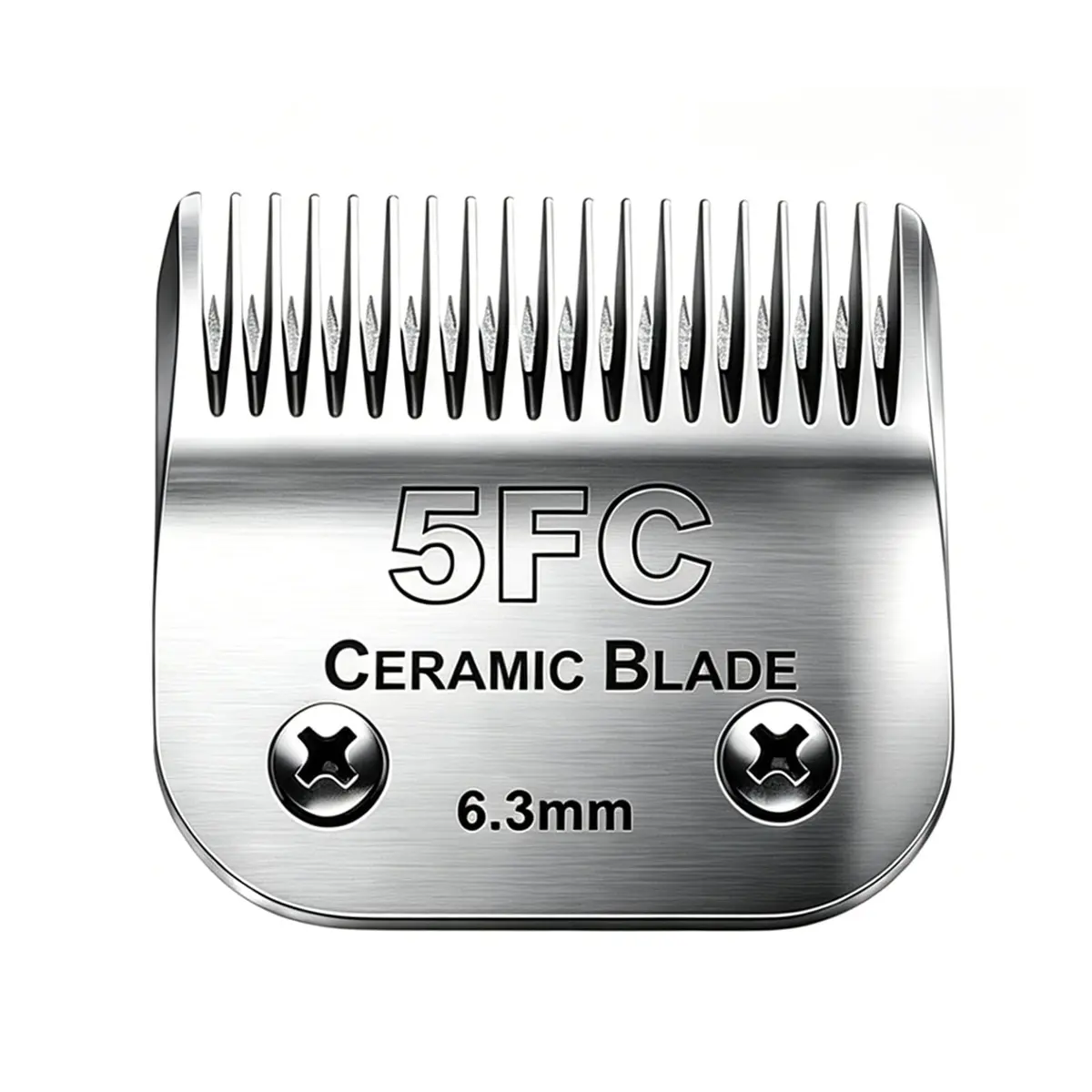 Audoc 5FC Blade Dog Grooming Clipper Blades | Compatible with Andis Dog Clipper, Ceramic & Stainless Steel, 6.3mm Cut - main product image