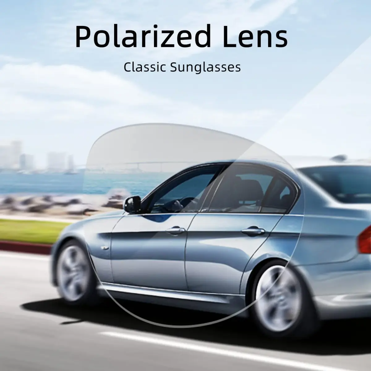 Fishingtours Aviator Sunglasses for Men & Women | Polarized Mirrored Driving Eyewear (65mm Lens Width) - view 4