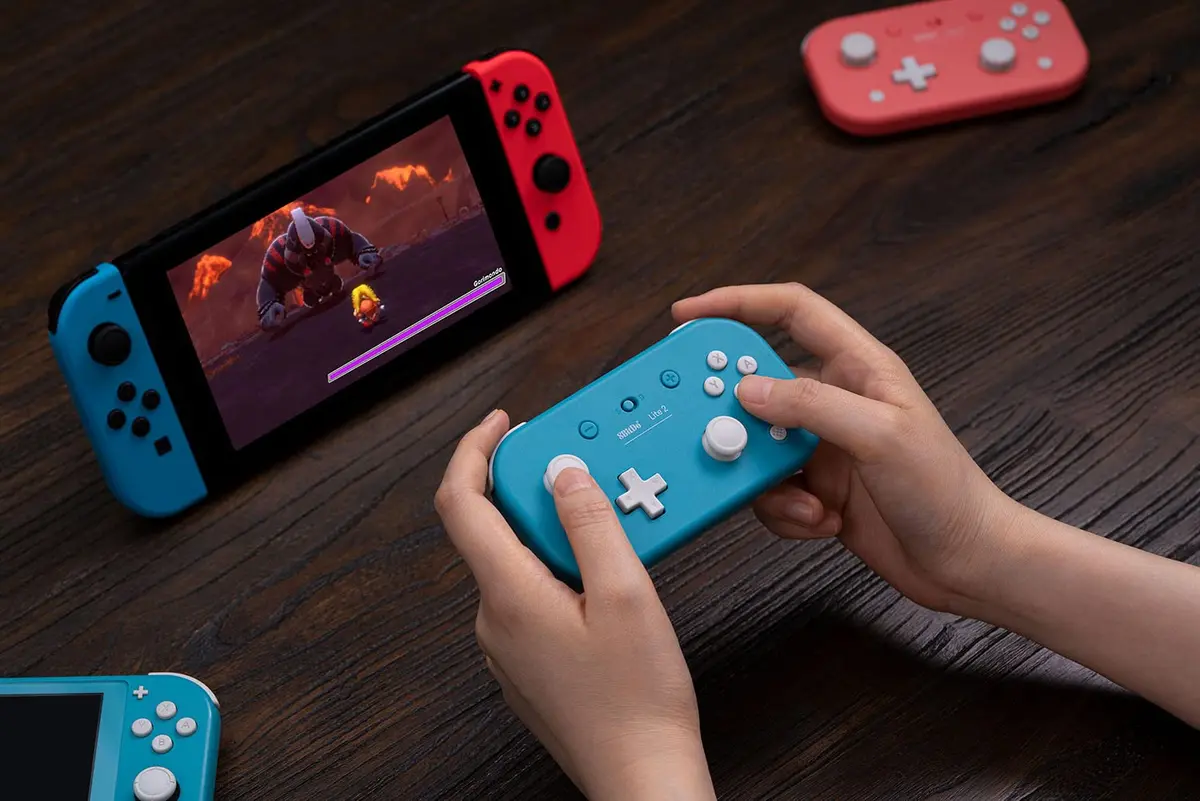 8Bitdo Lite 2 Bluetooth Gamepad for Switch, Switch Lite, Android & Raspberry Pi | Compact Wireless Controller - view 6