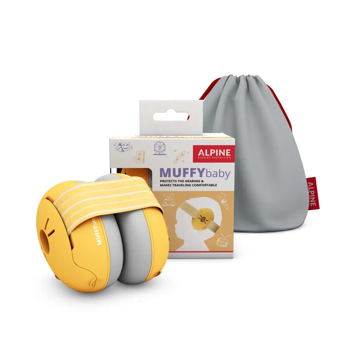 Alpine Muffy Baby Ear Muffs Noise Protection | Toddler Ear Protection 23 dB SNR (0.114 kg) - main product image