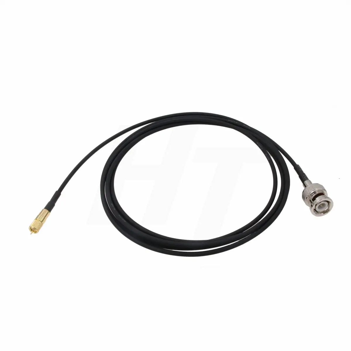 HangTon BNC to Microdot UNF 10-32 RF Coax Cable 15cm | 50 Ohm, RG174, Microdot Male - main product image