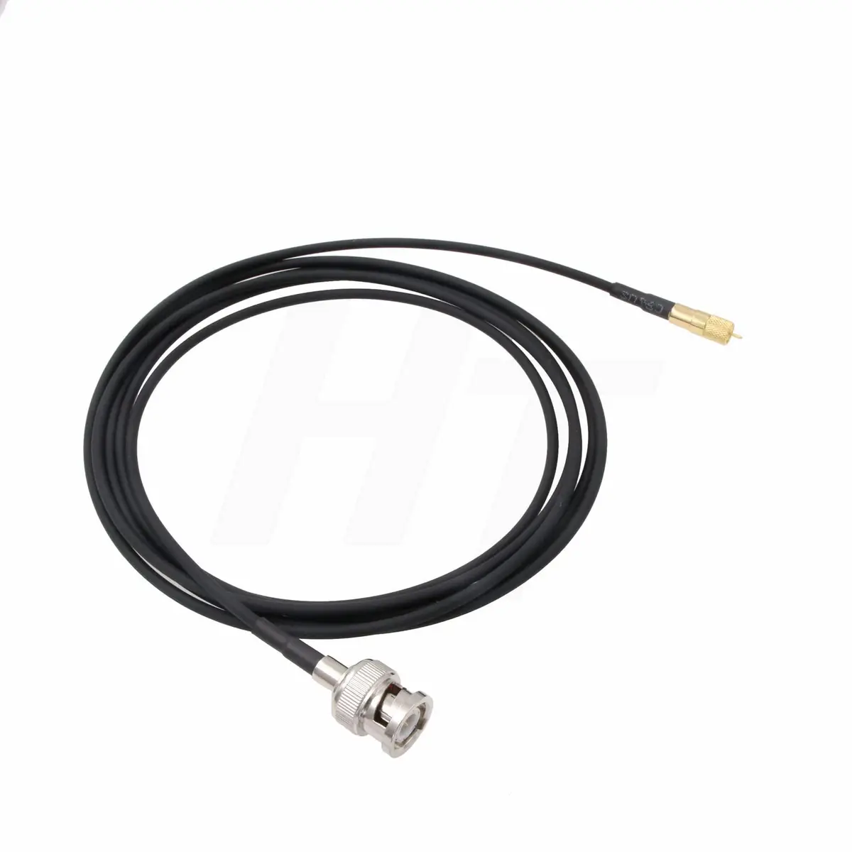 HangTon BNC to Microdot UNF 10-32 RF Coax Cable 20" | 50 Ohm, RG174, Flexible Shielded RF Cable - view 4