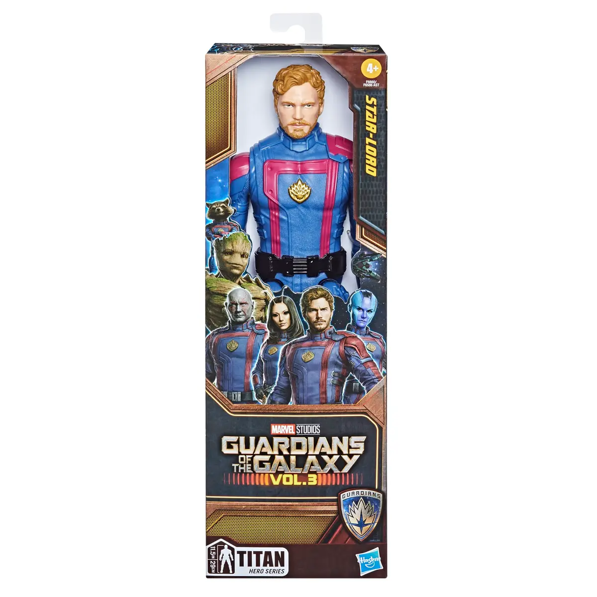 Marvel Guardians of The Galaxy Vol.3 Star-Lord Action Figure 11-Inch | Space & Superhero Play - view 4
