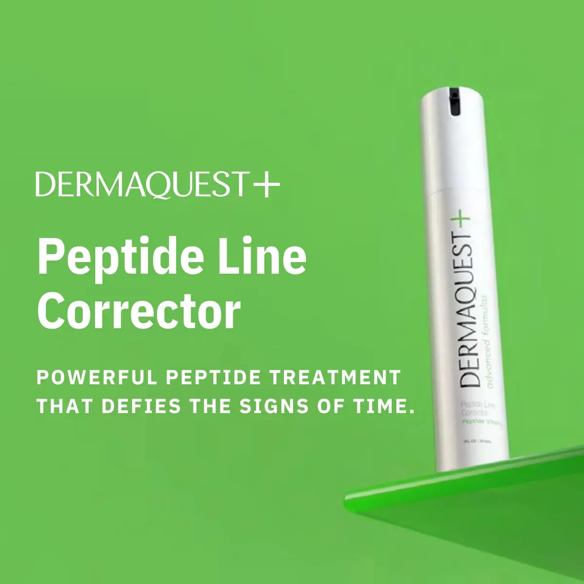 DermaQuest Peptide Line Corrector Face Serum 1oz | Supports Skin Renewal & Anti-Aging - view 3