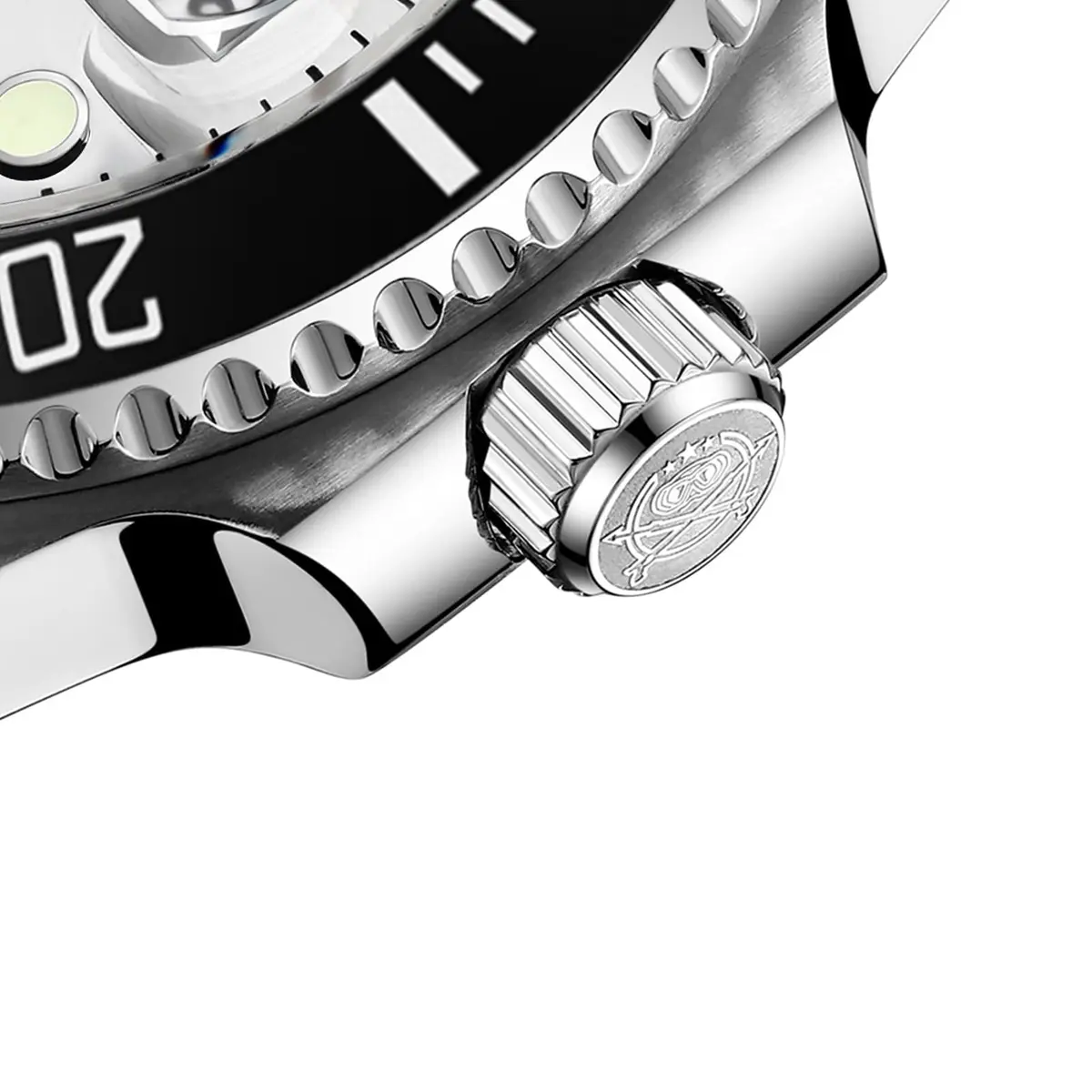 ADDIESDIVE Quartz Dive Watch for Men 41mm (1.61 in) | 200M Water Resistant Analog Stainless Steel - view 6