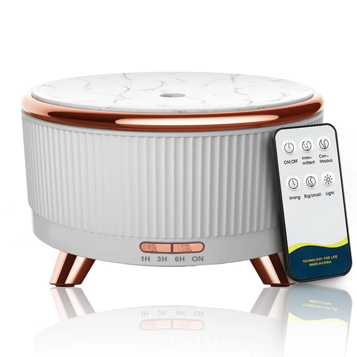 Jpord Large Room Essential Oil Diffuser 500ml (16.9 Fl Oz) | Ultrasonic Cool Mist Humidifier with Remote & Timer - main product image