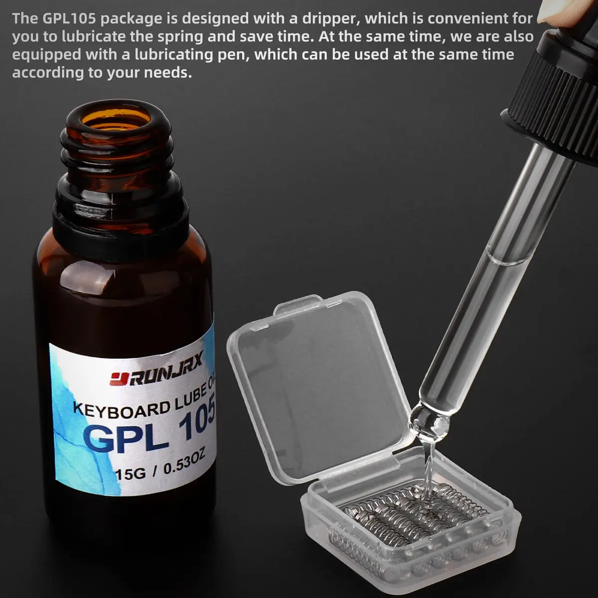 YIMAGUJRX Switch Lube Oil GPL 105 15g | Keyboard Spring & Switch Lubricant - view 2