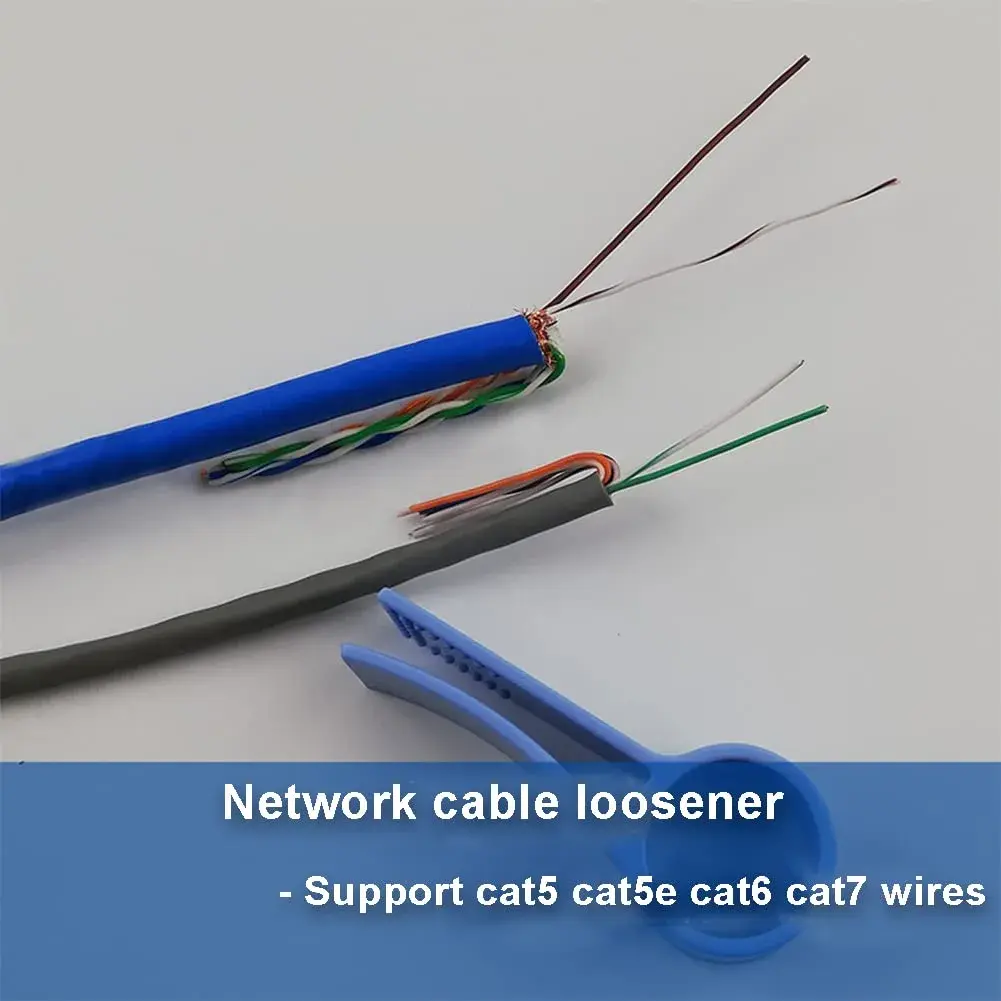 SIKSIN Network Cable Untwist Tool Set of 3 | Wire Straightener for CAT5/CAT5e/CAT6/CAT7 Pairs - view 5