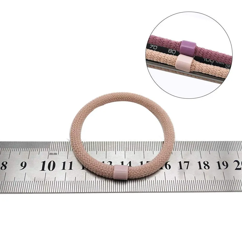 Rlanos 10pcs Hair Ties, High Elastic Hair Rubber Bands for Thick Curly Hair, 5mm Width | No-Damage, No-Metal Design - view 3