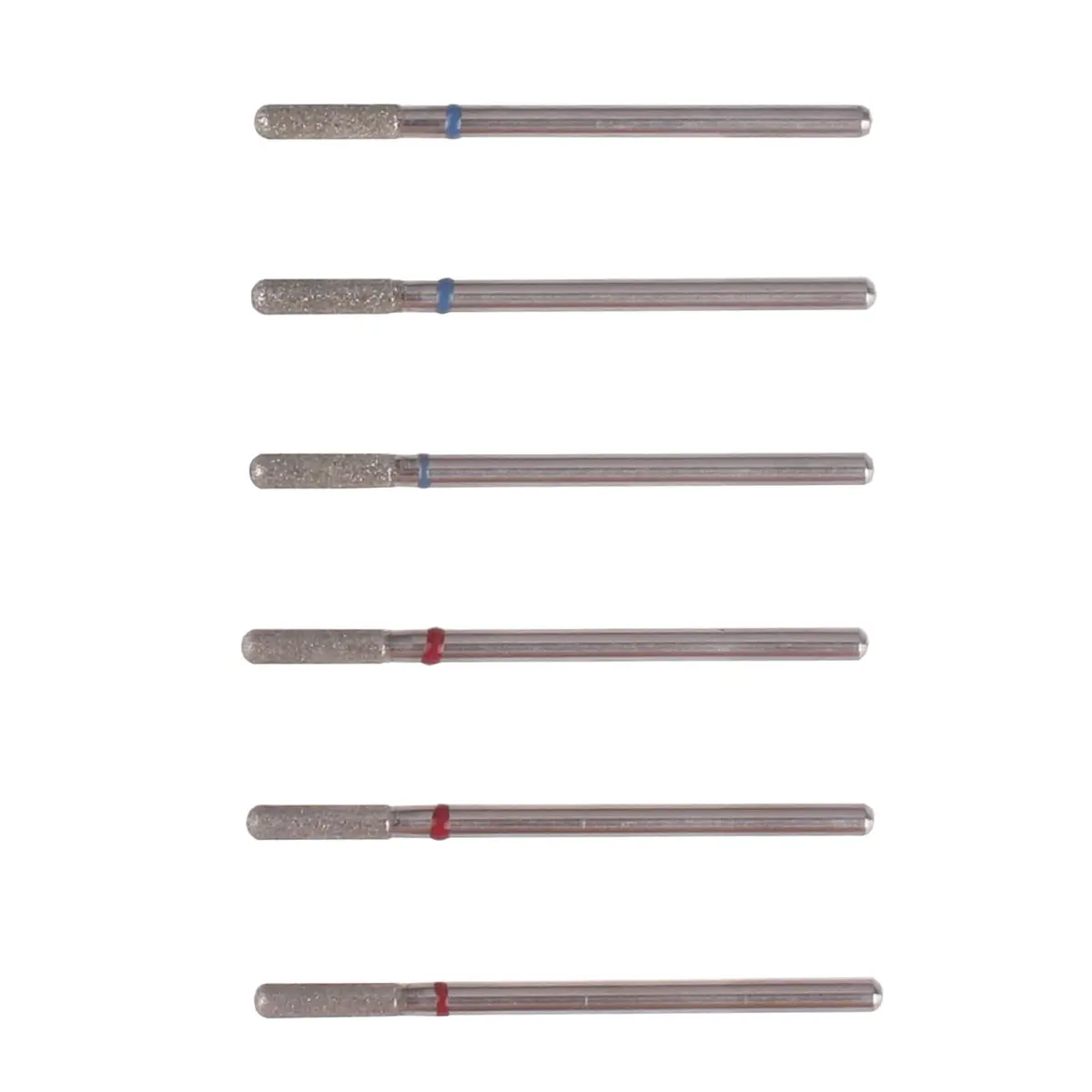 MZCMSL 6pcs Cylinder Cuticle Bits for Nail Prep | Safety Manicure Drill Bits for Nail Care - view 2