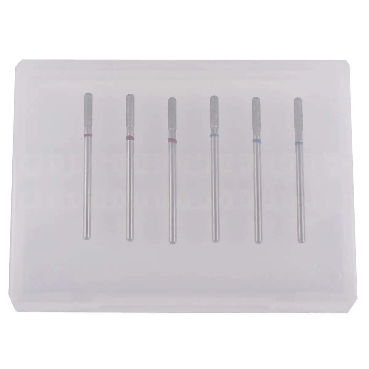 MZCMSL 6pcs Cylinder Cuticle Bits for Nail Prep | Safety Manicure Drill Bits for Nail Care - view 3