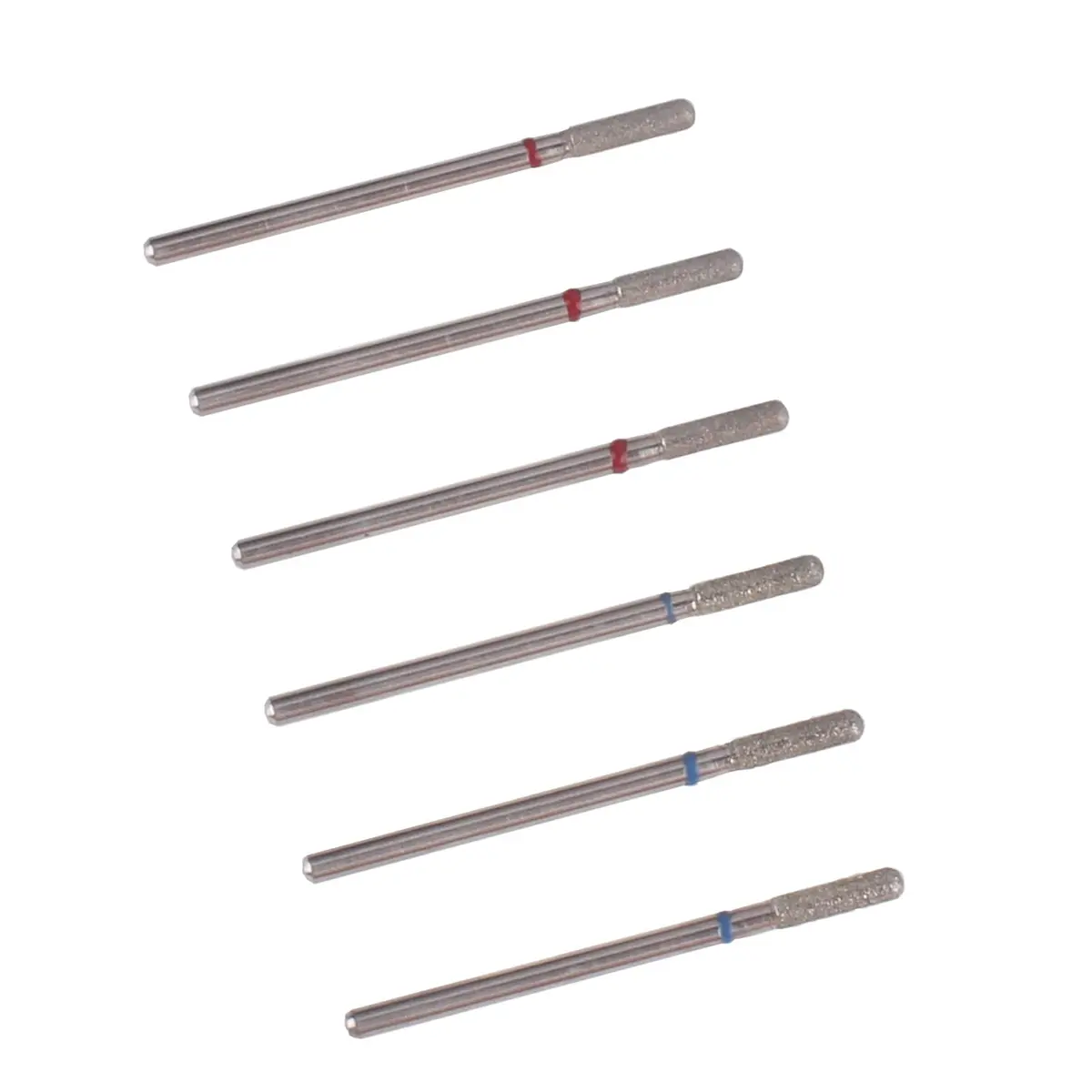 MZCMSL 6pcs Cylinder Cuticle Bits for Nail Prep | Safety Manicure Drill Bits for Nail Care - view 4