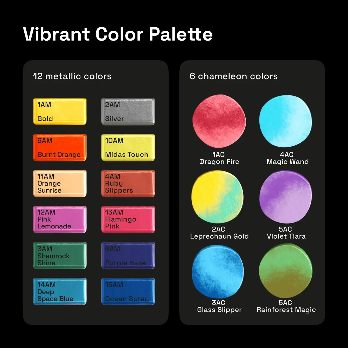 ARTISTRO Metallic Watercolor Paint Set with Palette & Brush Pens - 18 Color | High-Quality Artist Watercolors - view 3