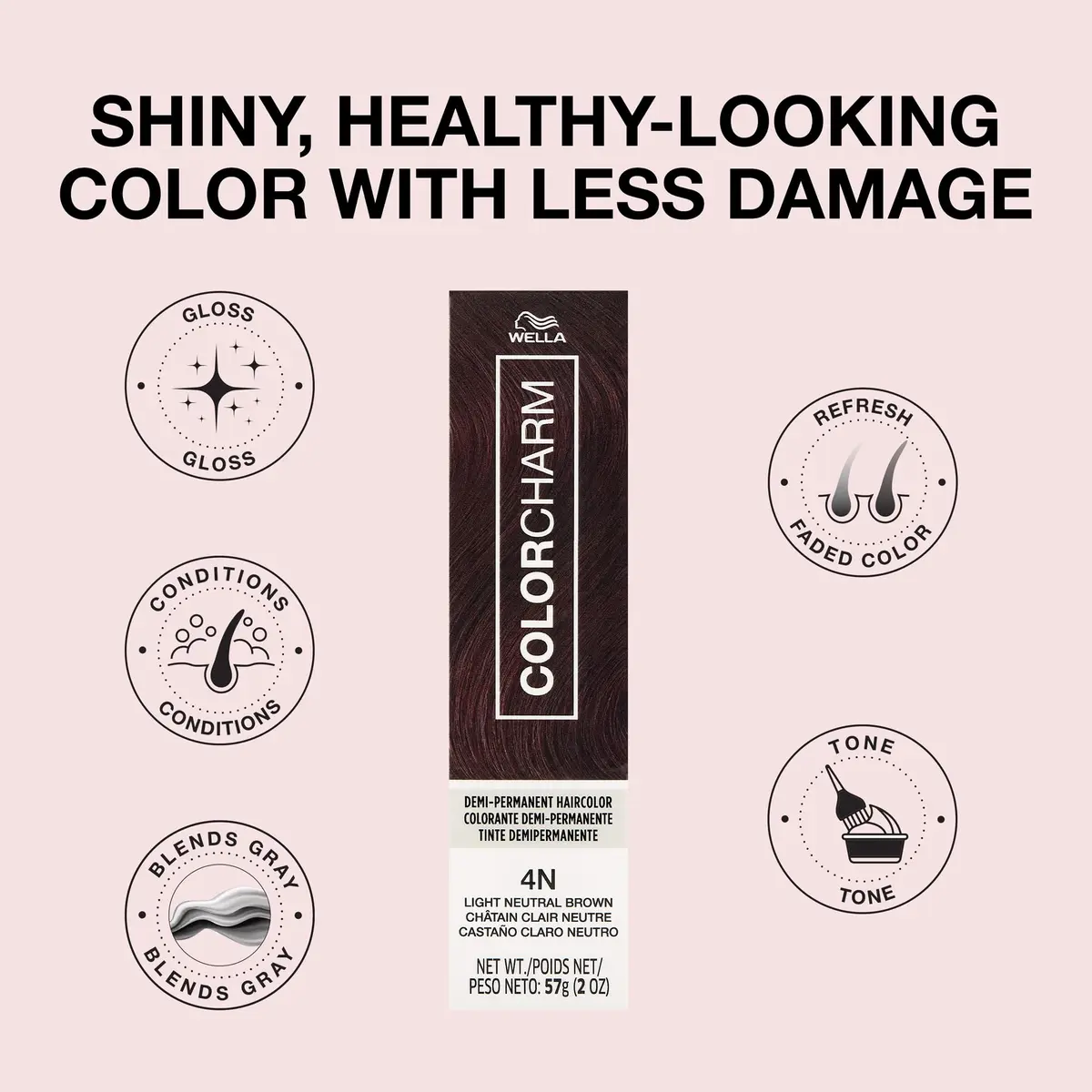 COLORCHARM Demi Permanent Hair Color - Gloss, Refresh & Tone - 2 Fl Oz | Enriched with Shea Butter, Free of Ammonia & Parabens - view 4