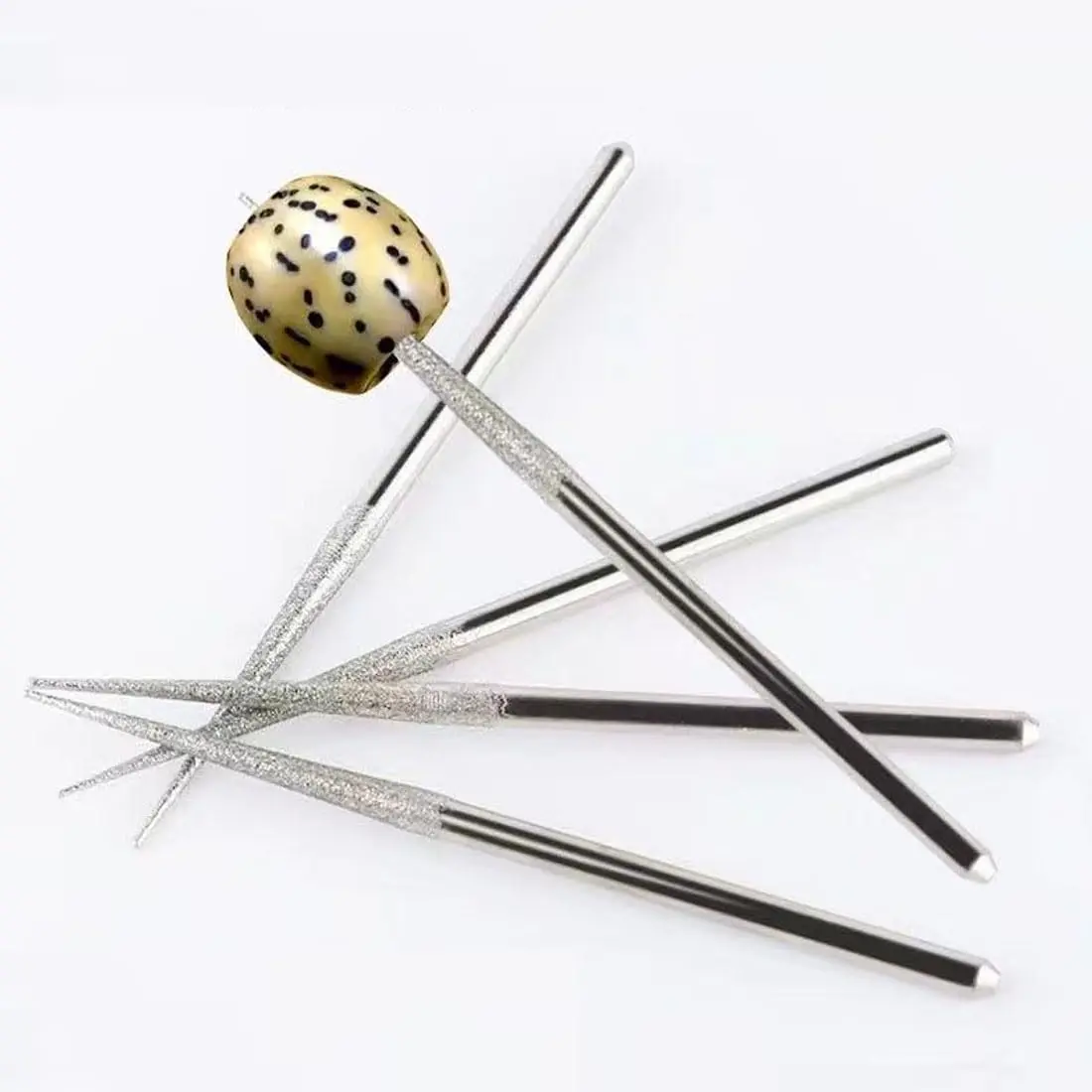 Luo ke 20 Pcs Diamond Mounted Bead Reamer 3mm x 70mm | 5 Shapes for Stone, Glass, Jewelry - view 5