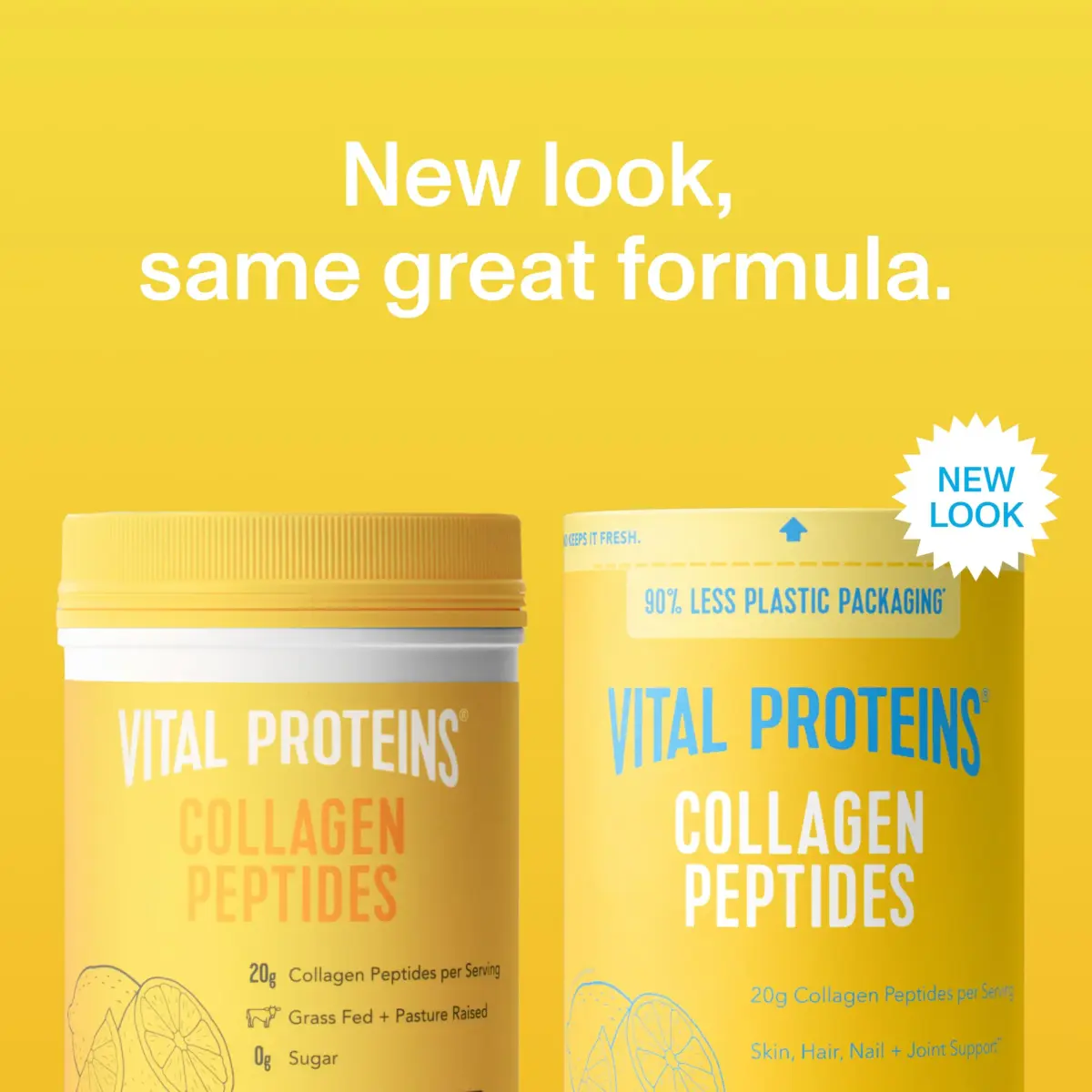 Vital Proteins Collagen Peptides Powder Lemon Flavor, 14 Servings | High Protein Nutritional Supplement - view 3