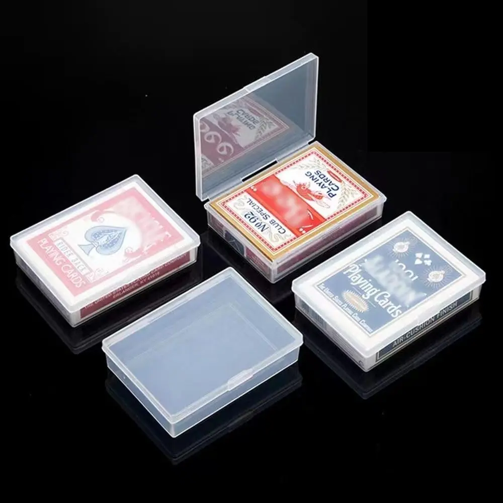 DKAOVH Clear Plastic Playing Card Case Holder (3.74 x 2.71 x 0.94 inch) | Pack of 4 for Tabletop Games - view 7