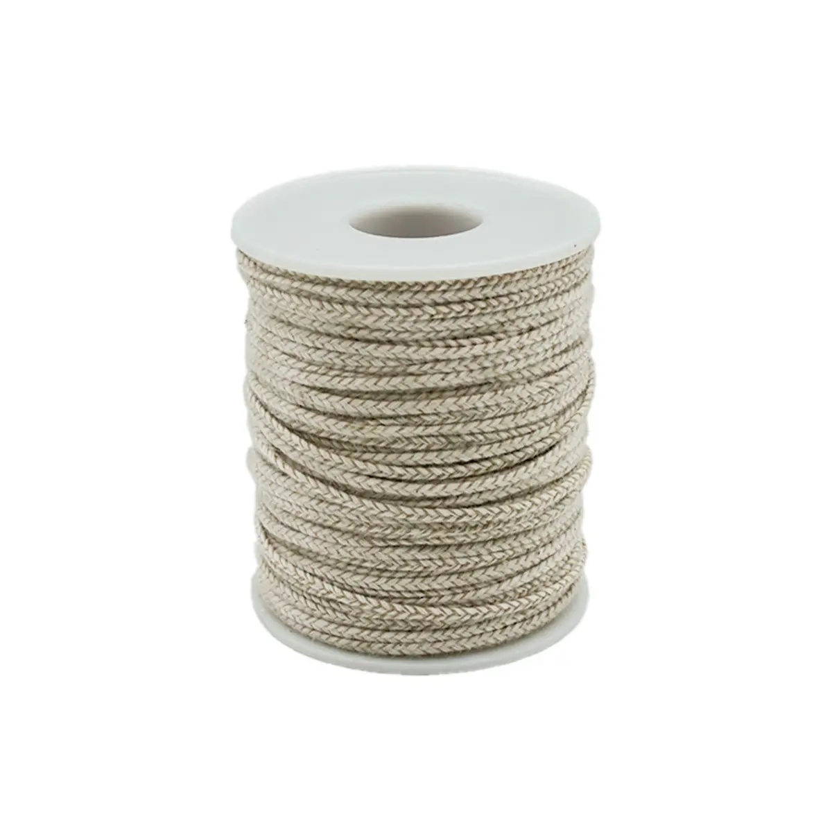 TOKAYIFE 260-foot (79.25 m) 24-Ply Braided Candle Wick Spool | Cotton & Paper Interwoven Core for DIY Candle Making - main product image