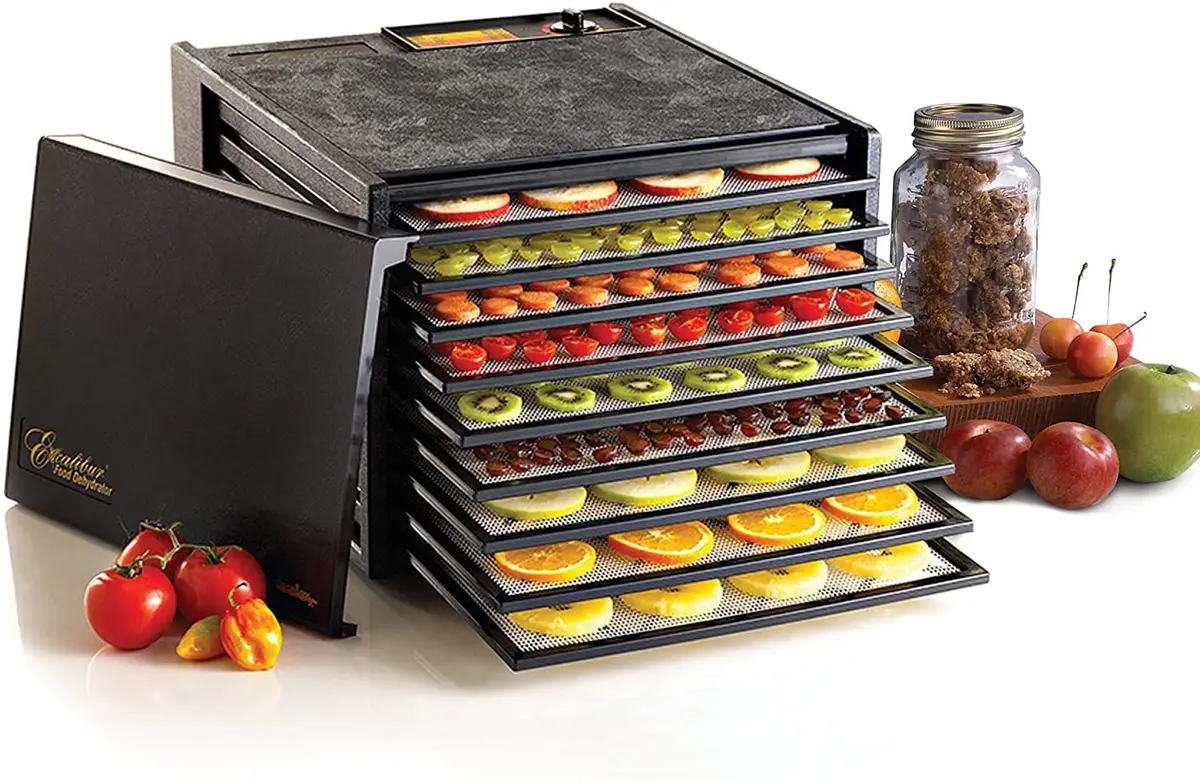 DOSTK Silicone Dehydrator Sheets 35.6cm x 35.6cm (14" x 14") | 9 Pack Non-Stick Reusable Mats for Fruit Dryer Mesh - view 3